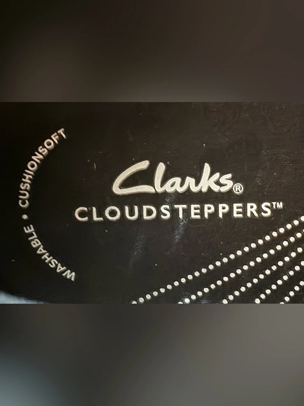Ladies Clarks Cloudsteppers Breeze Emily Pull-On Casual Sneakers Black SZ 8 EUC